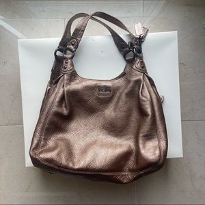 Coach Madison large Maggie leather hobo tote bag purse